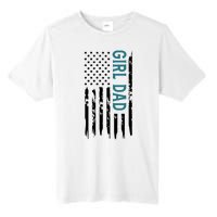 Girl Dad American Flag Tall Fusion ChromaSoft Performance T-Shirt