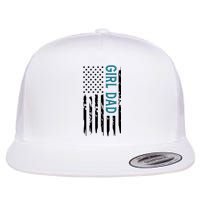Girl Dad American Flag Flatbill Hat
