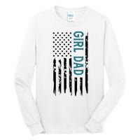 Girl Dad American Flag Tall Long Sleeve T-Shirt