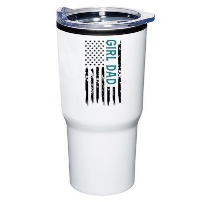 Girl Dad American Flag Tumbler