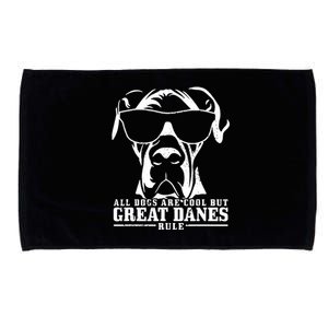 Great Dane All Dogs Are Cool Great Danes Rule Funny Microfiber Hand Towel