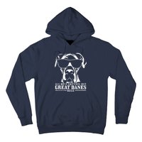 Great Dane All Dogs Are Cool Great Danes Rule Funny Hoodie