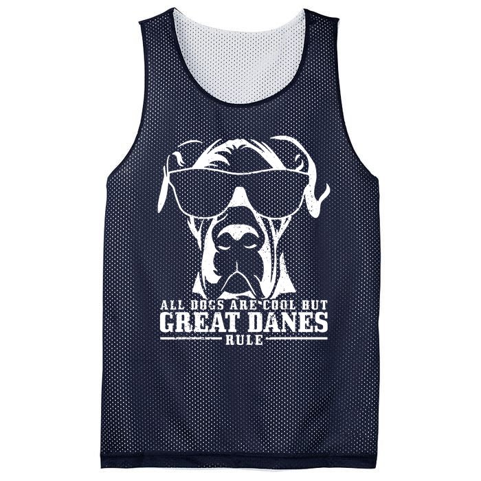 Great Dane All Dogs Are Cool Great Danes Rule Funny Mesh Reversible Basketball Jersey Tank