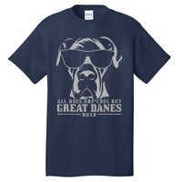 Great Dane All Dogs Are Cool Great Danes Rule Funny Tall T-Shirt