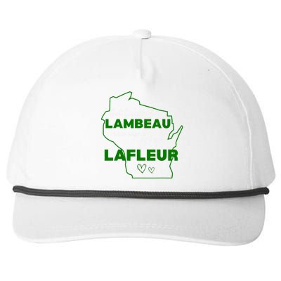 Got Drunk At Lambeau And Woke Up On Lafleur Fans Snapback Five-Panel Rope Hat