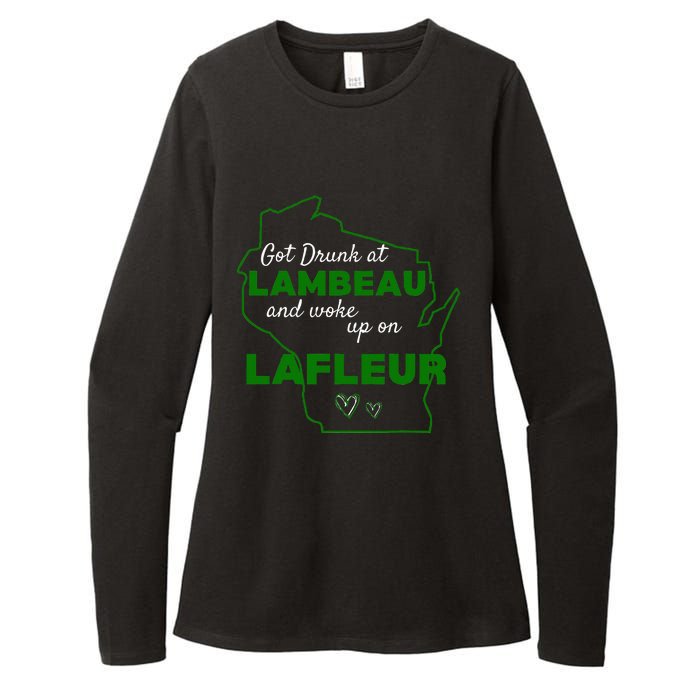 Got Drunk At Lambeau And Woke Up On Lafleur Fans Womens CVC Long Sleeve Shirt