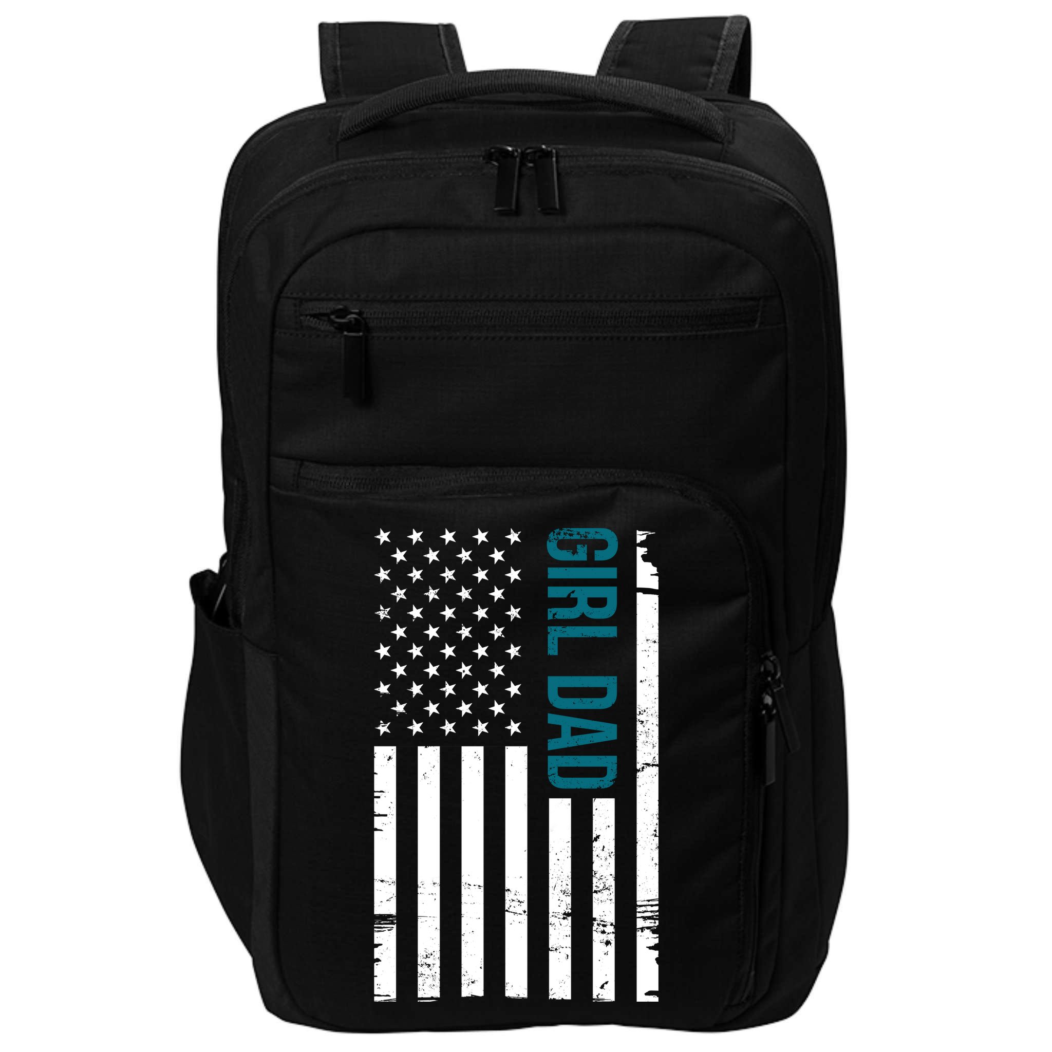 Girl Dad American Flag Impact Tech Backpack