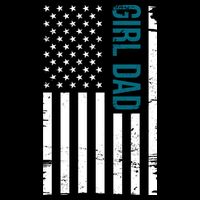 Girl Dad American Flag Impact Tech Backpack