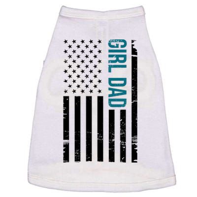 Girl Dad American Flag Doggie Tank