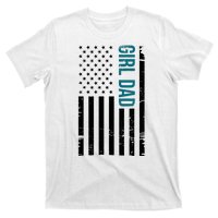 Girl Dad American Flag T-Shirt