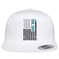 Girl Dad American Flag Flatbill Hat