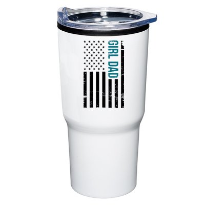 Girl Dad American Flag Tumbler