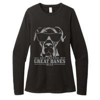 Great Dane All Dogs Are Cool Great Danes Rule Funny Womens CVC Long Sleeve Shirt