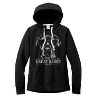 Great Dane All Dogs Are Cool Great Danes Rule Funny Women's Fleece Hoodie