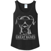 Great Dane All Dogs Are Cool Great Danes Rule Funny Ladies Essential Tank