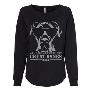 Great Dane All Dogs Are Cool Great Danes Rule Funny Womens California Wash Sweatshirt