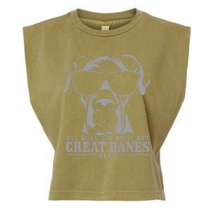 Great Dane All Dogs Are Cool Great Danes Rule Funny Garment-Dyed Women's Muscle Tee