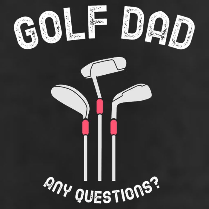 Golf Dad, Any Questions Father's Day Gift For Dad Cool Comfort Performance Bucket Hat