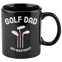 Golf Dad, Any Questions Father's Day Gift For Dad 11oz C Handle Ceramic Mug