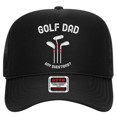 Golf Dad, Any Questions Father's Day Gift For Dad Trucker Hat