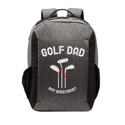 Golf Dad, Any Questions Father's Day Gift For Dad Vector Backpack