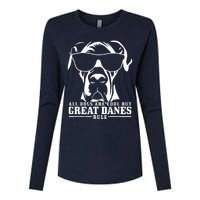 Great Dane All Dogs Are Cool Great Danes Rule Womens Cotton Relaxed Long Sleeve T-Shirt