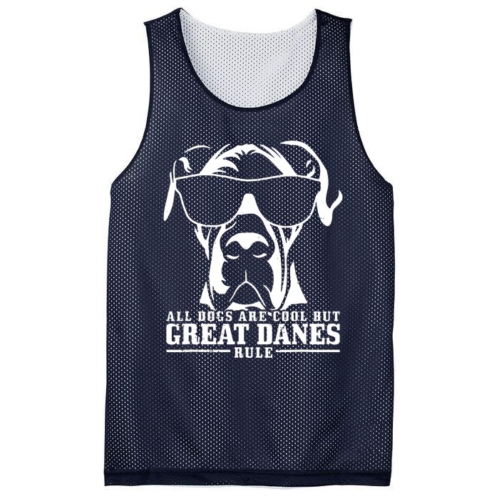 Great Dane All Dogs Are Cool Great Danes Rule Mesh Reversible Basketball Jersey Tank