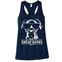 Great Dane All Dogs Are Cool Great Danes Rule Women's Racerback Tank