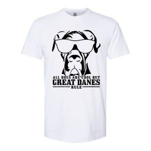 Great Dane All Dogs Are Cool Great Danes Rule Softstyle CVC T-Shirt