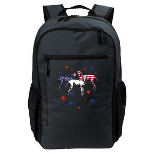 Great Dane American Flag 4Th Of July Gift Daily Commute Backpack