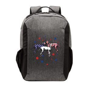 Great Dane American Flag 4Th Of July Gift Vector Backpack