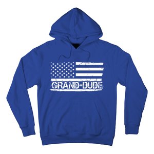 Grand Dude American Flag Fathers Day Grandpa Gift Great Gift Hoodie