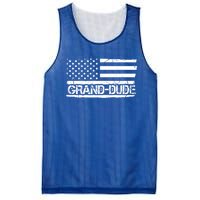 Grand Dude American Flag Fathers Day Grandpa Gift Great Gift Mesh Reversible Basketball Jersey Tank