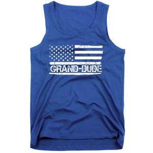 Grand Dude American Flag Fathers Day Grandpa Gift Great Gift Tank Top