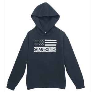 Grand Dude American Flag Fathers Day Grandpa Gift Great Gift Urban Pullover Hoodie