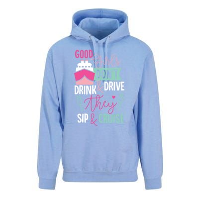 Good Dont And Drive They Sip And Cruise Wine Gift Unisex Surf Hoodie