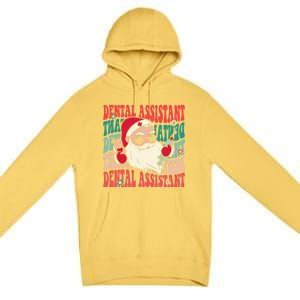 Groovy Dental Assistant Funny Christmas Dentist Gift Premium Pullover Hoodie