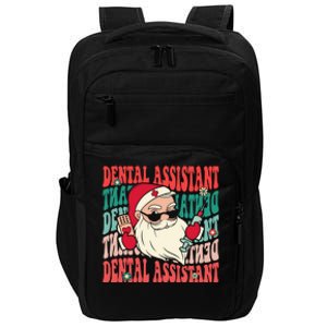 Groovy Dental Assistant Funny Christmas Dentist Gift Impact Tech Backpack