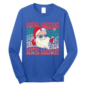 Groovy Dental Assistant Funny Christmas Dentist Gift Long Sleeve Shirt