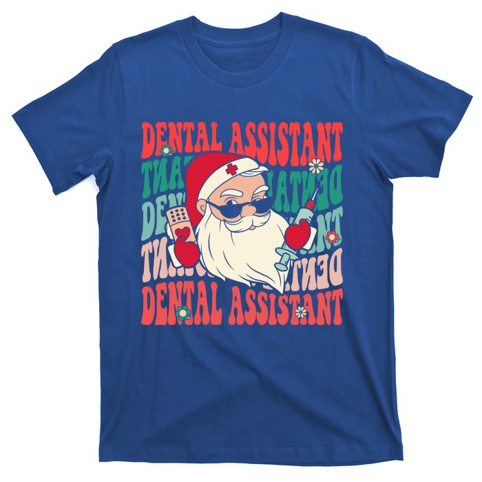 Groovy Dental Assistant Funny Christmas Dentist Gift T-Shirt