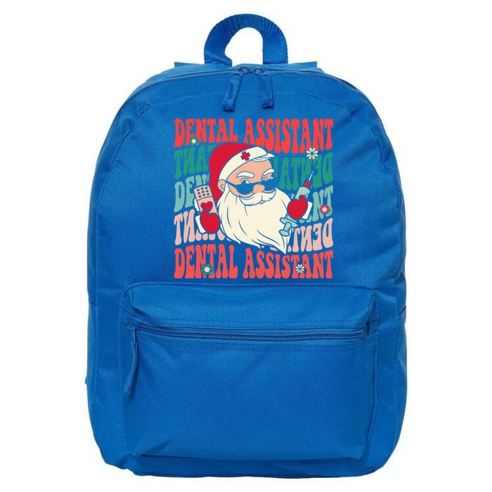 Groovy Dental Assistant Funny Christmas Dentist Gift 16 in Basic Backpack