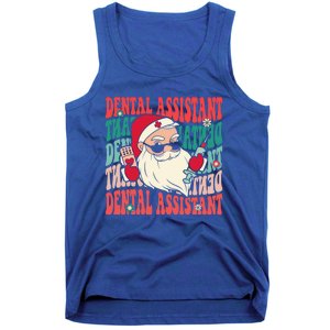 Groovy Dental Assistant Funny Christmas Dentist Gift Tank Top