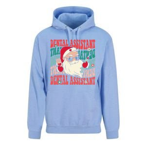 Groovy Dental Assistant Funny Christmas Dentist Gift Unisex Surf Hoodie