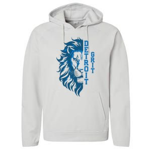 Grit Detroit Apparel Performance Fleece Hoodie