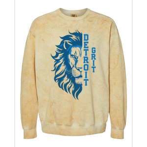 Grit Detroit Apparel Colorblast Crewneck Sweatshirt