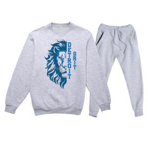 Grit Detroit Apparel Premium Crewneck Sweatsuit Set