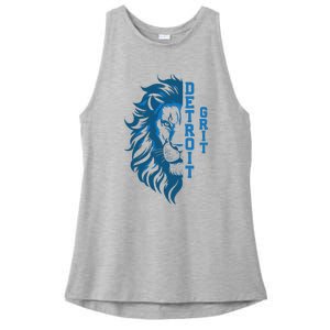 Grit Detroit Apparel Ladies PosiCharge Tri-Blend Wicking Tank