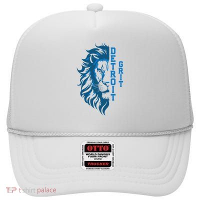 Grit Detroit Apparel High Crown Mesh Back Trucker Hat