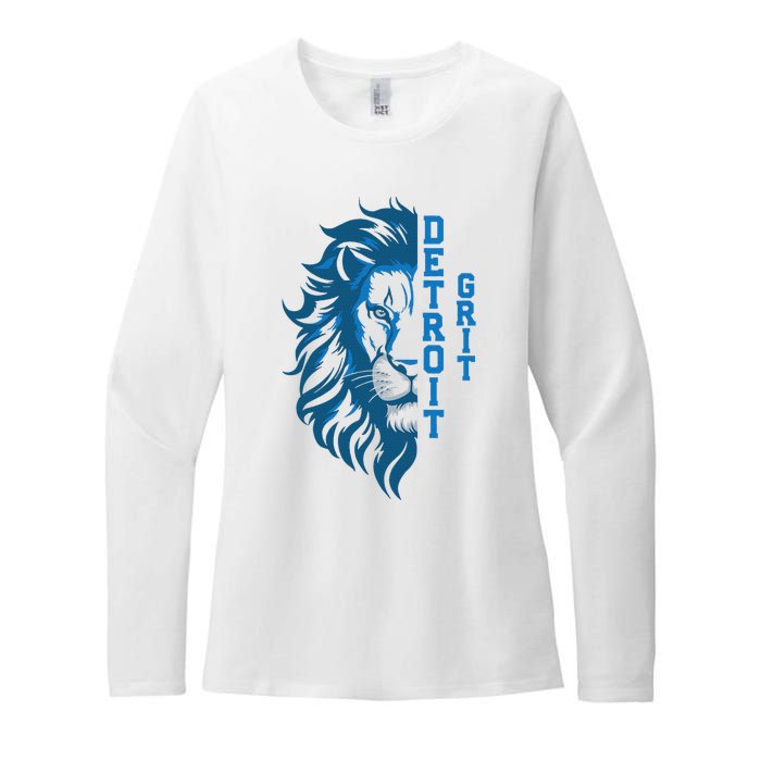 Grit Detroit Apparel Womens CVC Long Sleeve Shirt