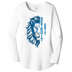 Grit Detroit Apparel Women's Perfect Tri Tunic Long Sleeve Shirt